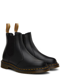 Bottines chelsea en cuir noires Dr. Martens