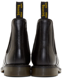 Bottines chelsea en cuir noires Dr. Martens