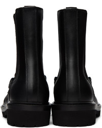 Bottines chelsea en cuir noires Valentino Garavani