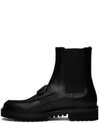 Bottines chelsea en cuir noires Valentino Garavani