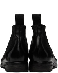 Bottines chelsea en cuir noires Marsèll