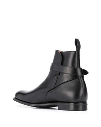 Bottines chelsea en cuir noires Church's