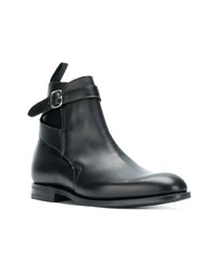 Bottines chelsea en cuir noires Church's