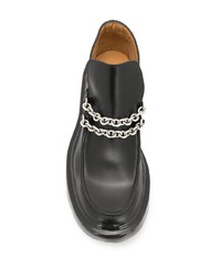 Bottines chelsea en cuir noires Premiata