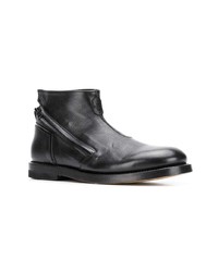 Bottines chelsea en cuir noires Bruno Bordese