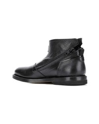 Bottines chelsea en cuir noires Bruno Bordese