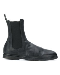 Bottines chelsea en cuir noires Measponte