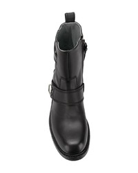 Bottines chelsea en cuir noires Diesel