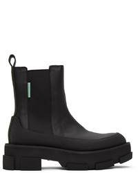 Bottines chelsea en cuir noires Both