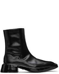 Bottines chelsea en cuir noires Both