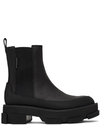 Bottines chelsea en cuir noires Both