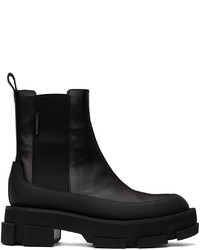 Bottines chelsea en cuir noires Both