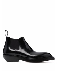 Bottines chelsea en cuir noires Bottega Veneta