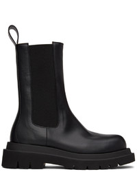 Bottines chelsea en cuir noires Bottega Veneta