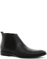 Bottines chelsea en cuir noires