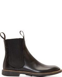 Bottines chelsea en cuir noires