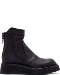 Bottines chelsea en cuir noires