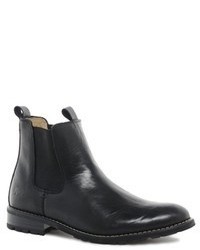 Bottines chelsea en cuir noires