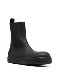 Bottines chelsea en cuir noires Rick Owens