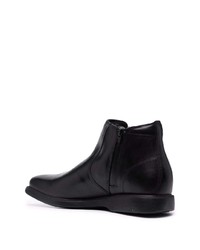 Bottines chelsea en cuir noires Geox