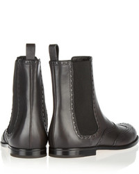 Bottines chelsea en cuir noires Bottega Veneta