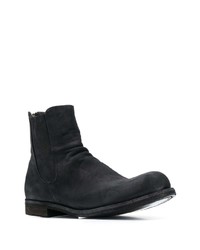 Bottines chelsea en cuir noires Officine Creative