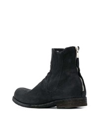 Bottines chelsea en cuir noires Officine Creative