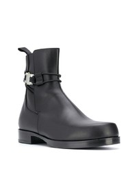 Bottines chelsea en cuir noires 1017 Alyx 9Sm