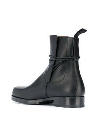 Bottines chelsea en cuir noires 1017 Alyx 9Sm