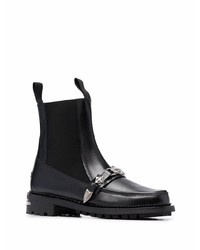 Bottines chelsea en cuir noires Toga Virilis