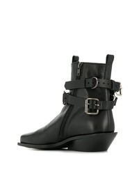 Bottines chelsea en cuir noires Ann Demeulemeester