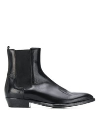 Bottines chelsea en cuir noires Buttero