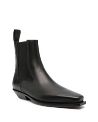 Bottines chelsea en cuir noires Bottega Veneta