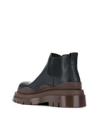 Bottines chelsea en cuir noires Bottega Veneta