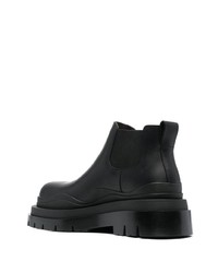 Bottines chelsea en cuir noires Bottega Veneta