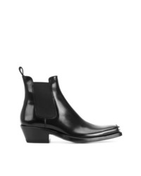 Bottines chelsea en cuir noires Calvin Klein 205W39nyc