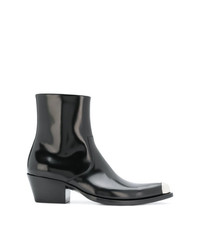 Bottines chelsea en cuir noires Calvin Klein 205W39nyc