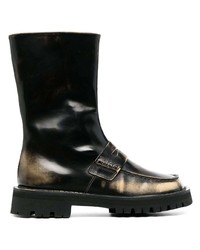 Bottines chelsea en cuir noires CamperLab