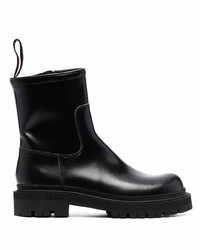 Bottines chelsea en cuir noires CamperLab