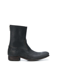 Bottines chelsea en cuir noires Carpe Diem