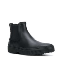 Bottines chelsea en cuir noires Tod's