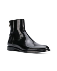 Bottines chelsea en cuir noires Dolce & Gabbana