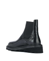 Bottines chelsea en cuir noires A-Cold-Wall*