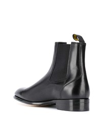 Bottines chelsea en cuir noires Doucal's