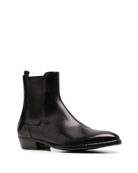 Bottines chelsea en cuir noires Buttero