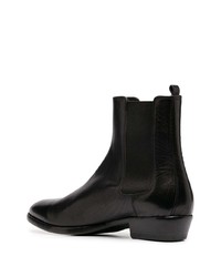 Bottines chelsea en cuir noires Buttero