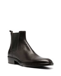 Bottines chelsea en cuir noires Buttero