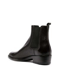 Bottines chelsea en cuir noires Buttero