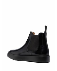 Bottines chelsea en cuir noires Church's