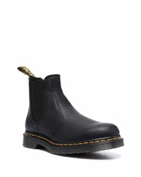 Bottines chelsea en cuir noires Dr. Martens